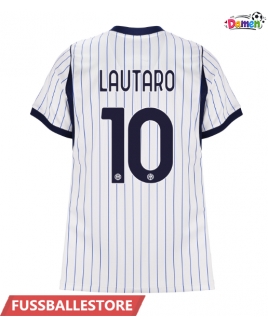 Günstige Inter Milan Lautaro Martinez #10 Auswärtstrikot Damen 2026-27 Kurzarm